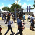 Candidatos comparecem a local de prova para a primeira etapa do Exame Nacional do Ensino Médio (Enem) 2022.