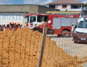 Tragédia: Bombeiro Civil morre soterrado durante trabalho em canteiro de obras em Boa Esperança