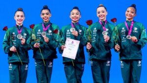 Com capixaba, Brasil conquista medalhas inéditas no Mundial de ginástica rítmica