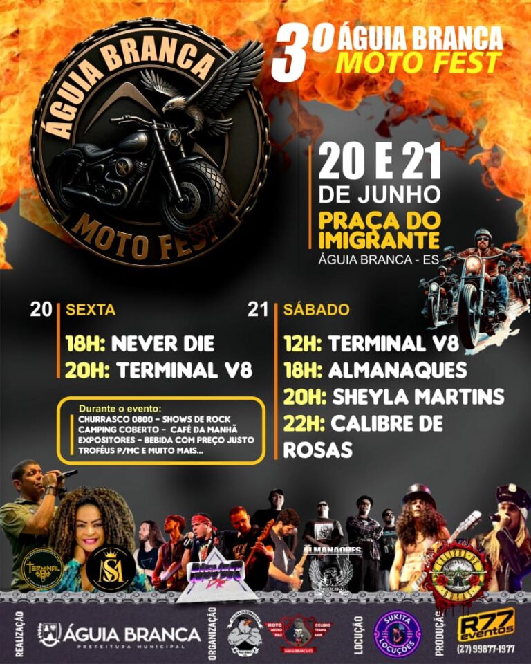 Prepare-se para o 3º Águia Branca Moto Fest: Você não pode ficar de fora!