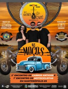 Mantenópolis recebe o 2º Encontro de Carros Antigos e o 1º Encontro de Motociclistas com muito Rock e Café!