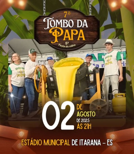 Tombo da Papa 2025 promete movimentar Itarana com sabor, tradição e muita cultura capixaba