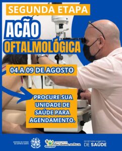 Prefeitura de São Gabriel da Palha realiza segunda etapa da Ação Oftalmológica de 04 a 09 de agosto