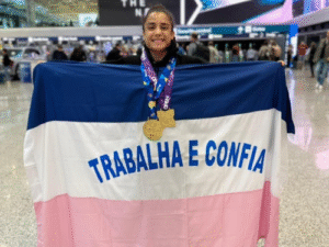 Capixaba Thaís Loureiro conquista título europeu de jiu-jitsu na Itália