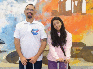 Estudante da Rede embarca para conhecer a Agência Espacial Americana (Nasa)