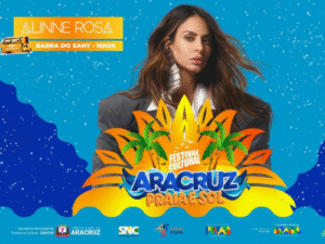 Alinne Rosa agita Barra do Sahy em fevereiro