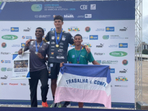 Davi Gabriel Bastos conquista bronze na Copa Brasil de marcha atlética