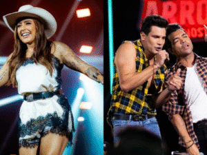 Lauana Prado, Israel Novaes e Thiago Brava comandam noite sertaneja no Espírito Santo