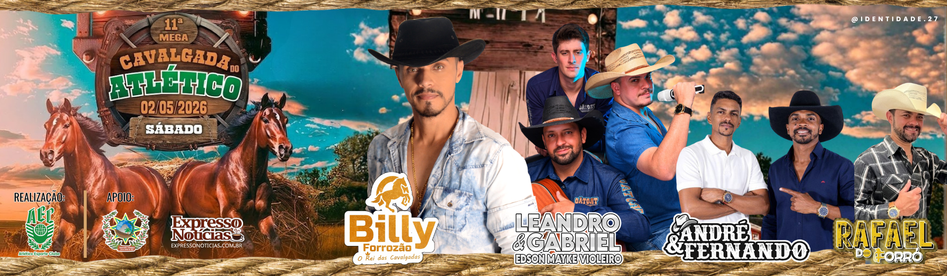 banner cavalgada atlético